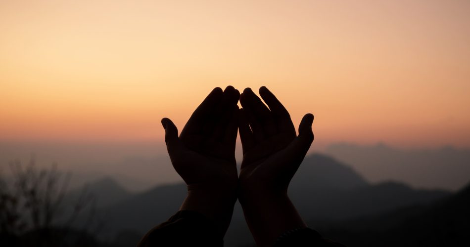 teenage girl with praying peace hope dreams concept 1